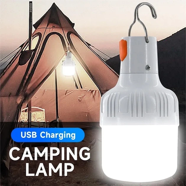 Світлодіодна перезарядна енергоощадна лампа LED USB 6 Вт 6 SMD 5630 - зображення 2
