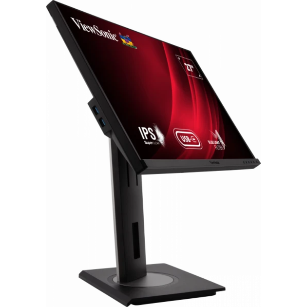 Монитор 27" ЖК ViewSonic VG2755-2K IPS/2560х1440 безрамочный/поворотный экран Черный - изображение 4