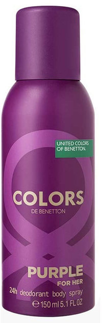 Dezodorant Benetton Colors Purple Woman 150 ml (8433982015038 / 8433982007781) - obraz 1
