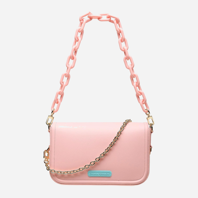 Torebka crossbody damska Chiara Ferragni 74SB4BA3ZS517 Różowa (8052672426505) - obraz 2