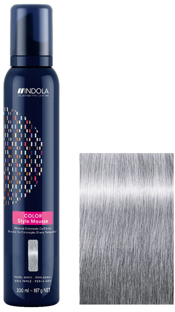 Pianka koloryzująca Indola Color Style Pearlescent Grey 200 ml (4045787815153) - obraz 1