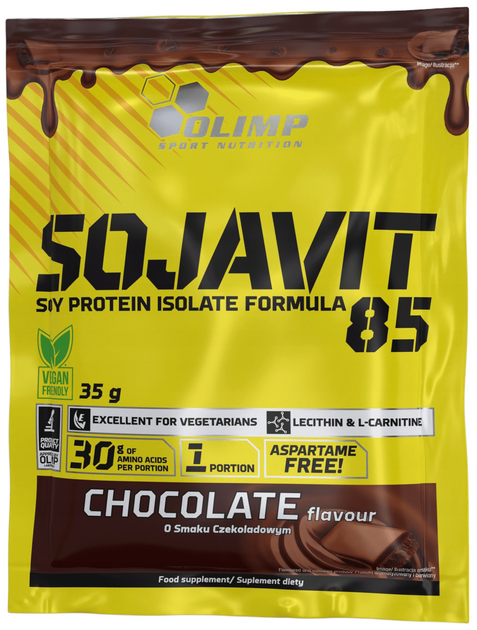 Protein Olimp Sojavit 85 Czekolada 35 g (5901330088872) - obraz 1