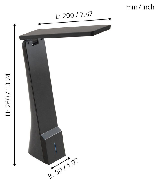 Настольная лампа с аккумулятором EGLO LA SECA 97045 1.8W 170lm 3000-5000K USB 5V 1200mAh - изображение 4