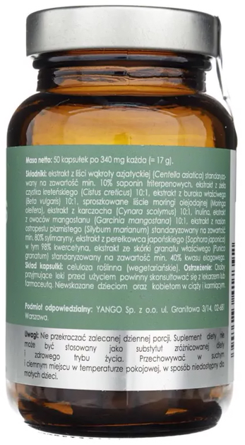 Suplement diety Panaseus Detox 50 kapsułek (5904194061388) - obraz 2