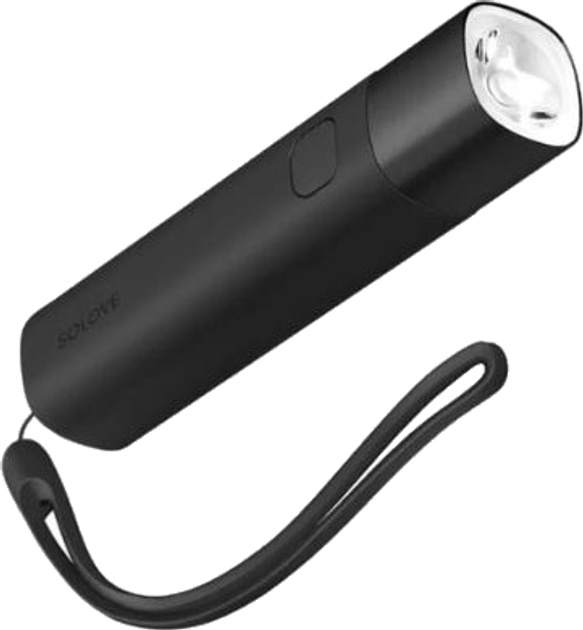 Фонарик ручной аккумуляторный Xiaomi SoloveX3S 3000 мА·ч с функцией power bank Black (Solove X3S Black) - изображение 1