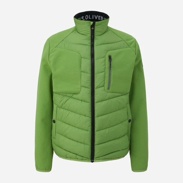 Kurtka wiosenna męska s.Oliver 10.3.11.16.160.2140534-7450 L Zielona (4099975109661) - obraz 4