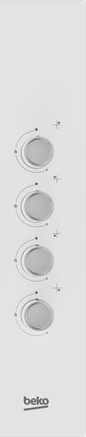 Варильна поверхня газова Beko HILW64122SW - зображення 6