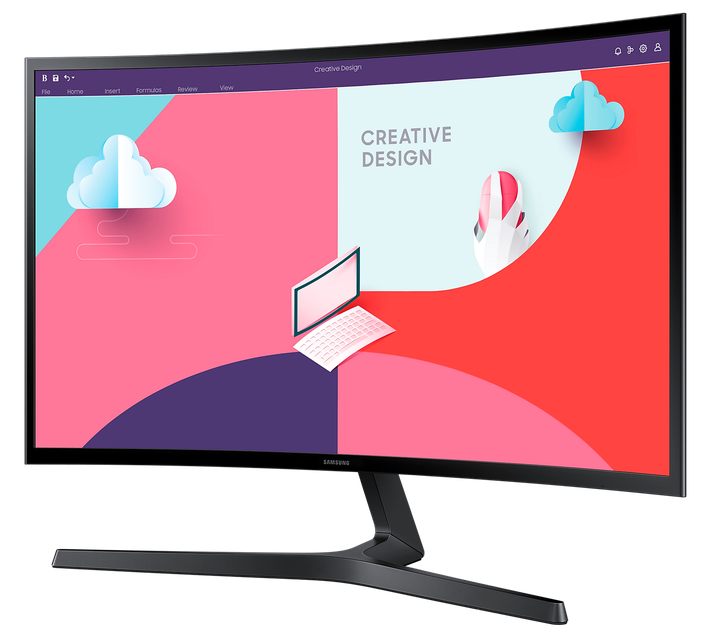 Монітор 23.5" Samsung Curved LS24C366 (LS24C366EAUXEN) - зображення 3