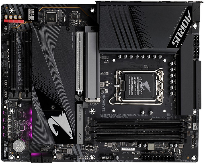 Płyta główna Gigabyte Z790 AORUS ELITE DDR4 (s1700, Intel Z790, PCI-Ex16) - obraz 4