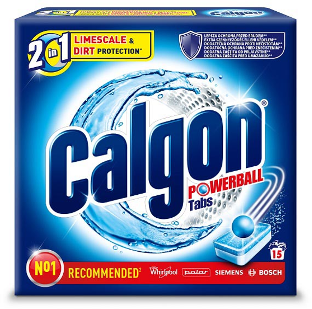 Таблетки для пральних машин Calgon 2 в 1 15 шт (5997321701813) - зображення 1