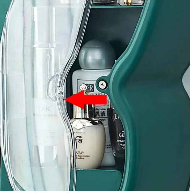 Органайзер-полиця для косметики "Метелик" Зелений W-31 (MD14898) - зображення 6