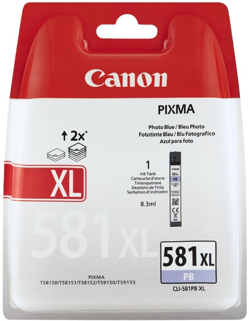 Картридж Canon CLI-581XL Cyan (4549292087055) - зображення 1