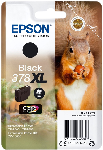 Картридж Epson 378XL Black (8715946645841) - зображення 1