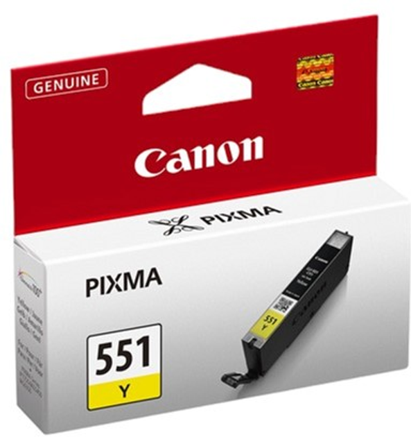 Tusz Canon CLI-551Y Yellow (4960999905563) - obraz 1