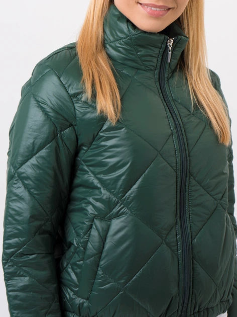 Kurtka przejściowa damska krótka Zaiia ZAJA05 42 Zielona (8226180608276) - obraz 4