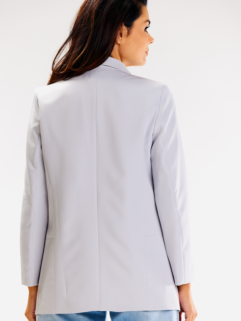 Піджак подовжений жіночий Awama A621 XL Сірий (5902360584891) - зображення 2