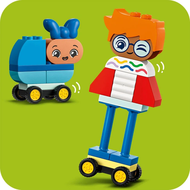 Zestaw klocków LEGO DUPLO Town Ludziki z emocjami 71 element (10423) - obraz 6