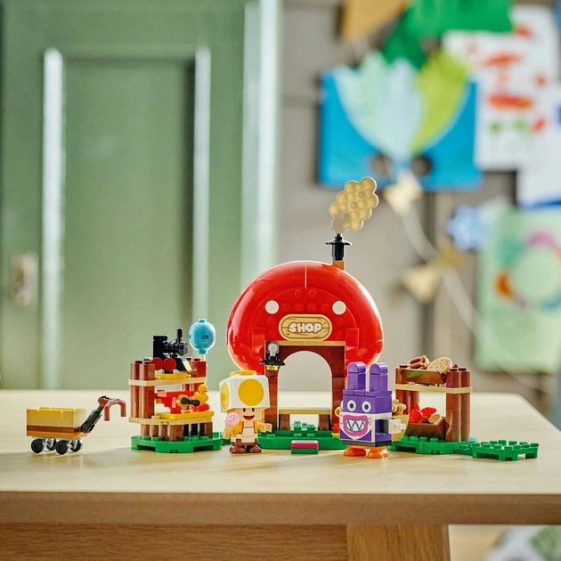 Zestaw klocków LEGO Super Mario Nabbit w sklepie Toada — zestaw rozszerzający 230 elementów (71429) - obraz 5