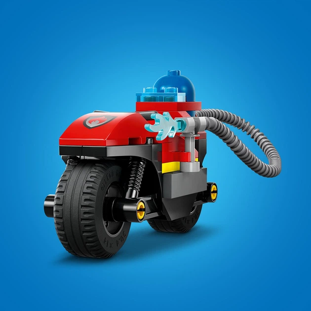 Zestaw klocków LEGO City Strażacki motocykl ratunkowy 57 elementów (60410) - obraz 5