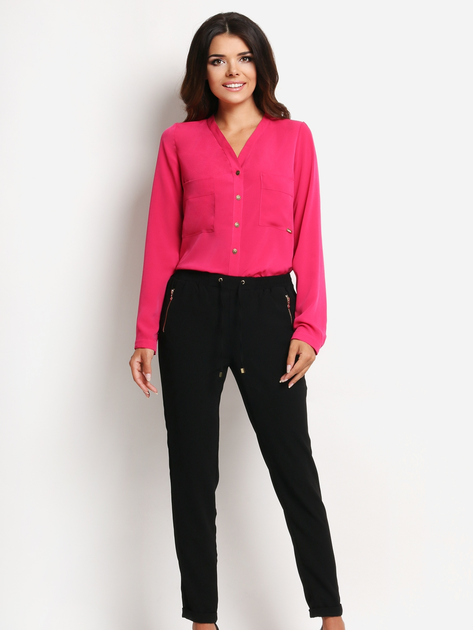 Bluzka damska elegancka Awama A126 M Różowa (5902360511224) - obraz 1