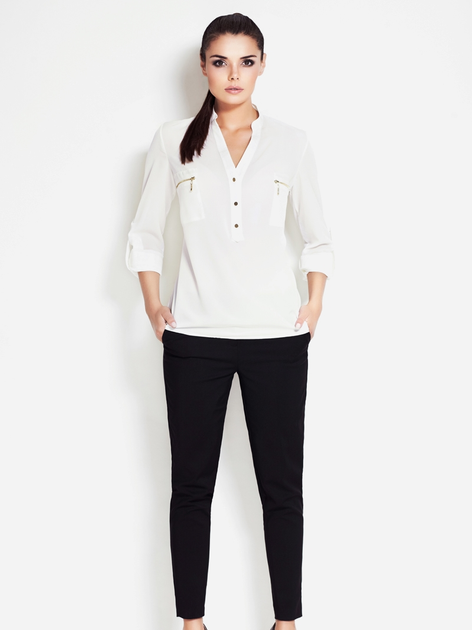 Блузка жіноча Awama A51 S Біла (5902360501409) - зображення 1