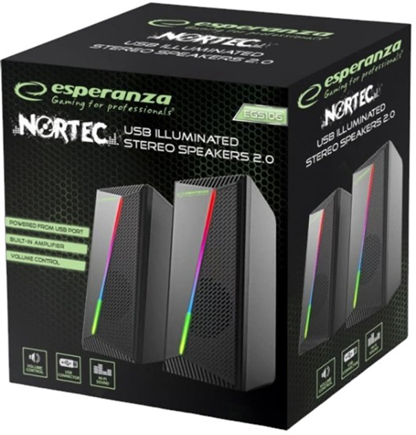 Акустична система Esperanza Rainbow Nortec (5901299958551) - зображення 4