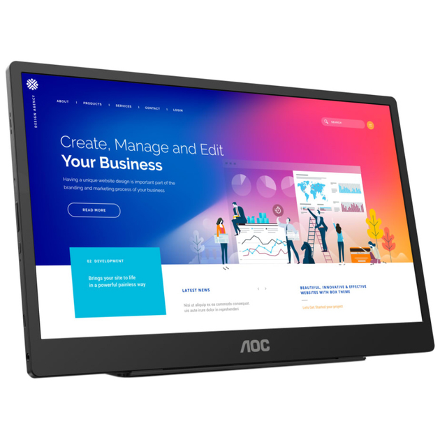 Монітор 15.6" AOC 16T2 - изображение 2