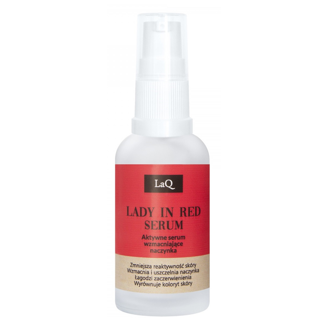 Serum aktywne LaQ Lady in Red wzmacniające naczynka 30 ml (5902730838012) - obraz 1