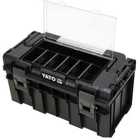 Ящик для інструментів Yato YT-09183 з органайзером з 5 комірками 450 х 260 х 240 мм пластиковий корпус (5906083066184) - зображення 2