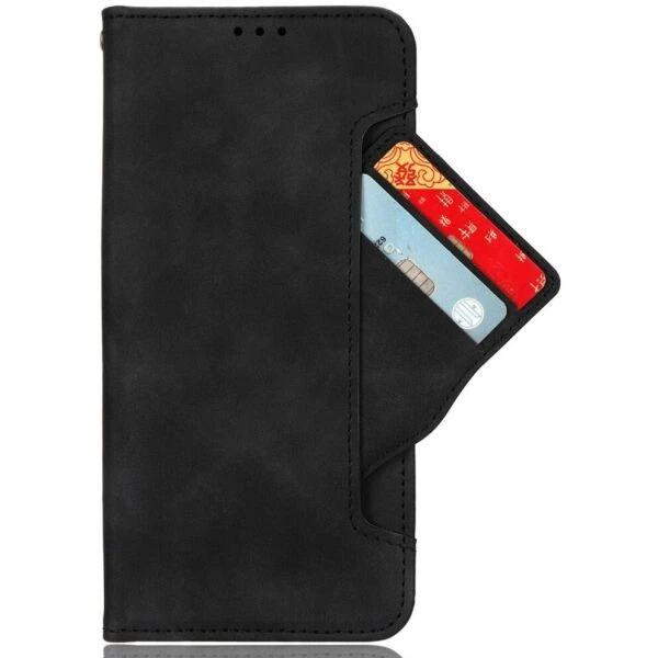 Чохол-книжка з кишеньками Deexe Wallet Stand для Infinix Smart 8 - Black - зображення 2