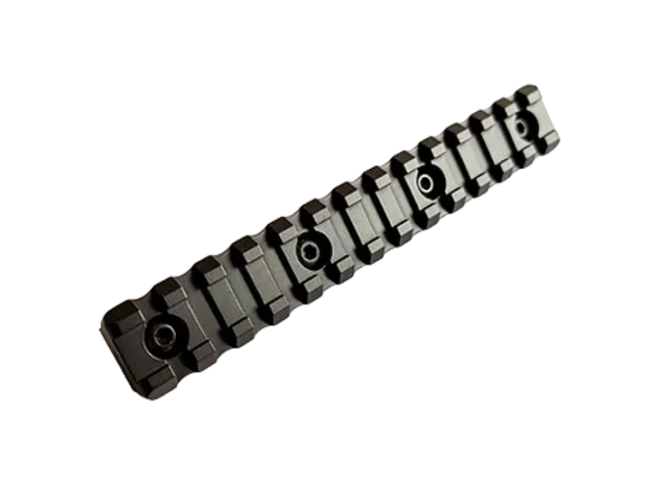 Планка Пикатинни КРУК CRC 9017 Armor Black на 13 слотов с креплением M-Lok - изображение 1