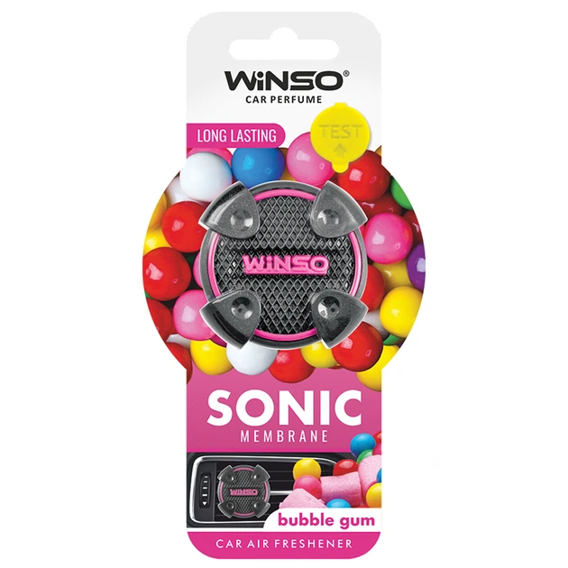 Освежитель воздуха Sonic, мембранный на дефлектор - Bubble Gum - Фото 1 Освежитель воздуха Sonic, мембранный на дефлектор - Bubble Gum - изображение 1