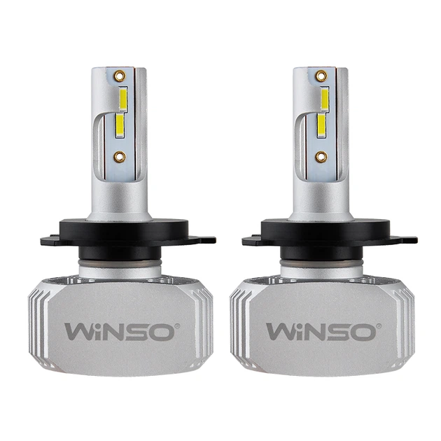 LED H4 12/24V потужність 40Вт, світловий потік 5000Лм., температура 6000K, CSP Chip - изображение 2