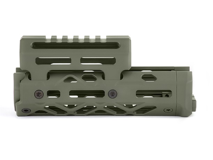 Короткое цевье КРУК CRC 1U007 ODGreen с креплением M-Lok для РПК - изображение 1