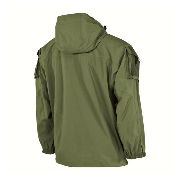 Чоловіча куртка демісезонна з капюшоном US Gen III Level 5 MFH Olive M Kali AI074 з регульованими липучками на манжетах вітро- водонепроникна - зображення 2