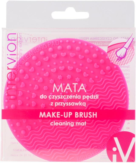 Mata Inter Vion Make-Up Brush Cleaning Mat do czyszczenia pędzli z przyssawką (5902704989672) - obraz 1
