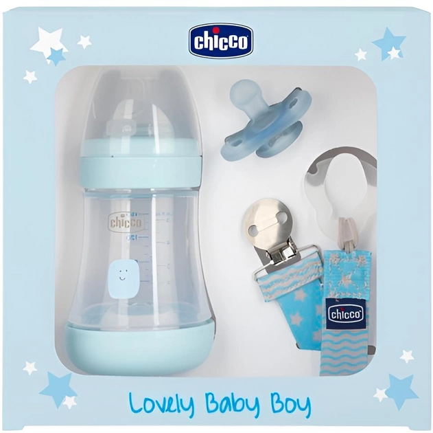Zestaw Chicco Lovely Baby Perfect 5 Boy Gift Set 3 szt (8058664122189) - obraz 1