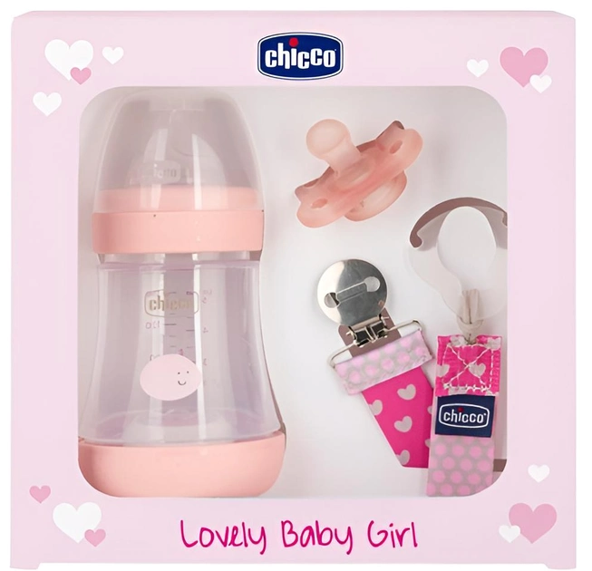 Zestaw Chicco Lovely Baby Perfect 5 Girl Gift Set 3 szt (8058664122172) - obraz 1