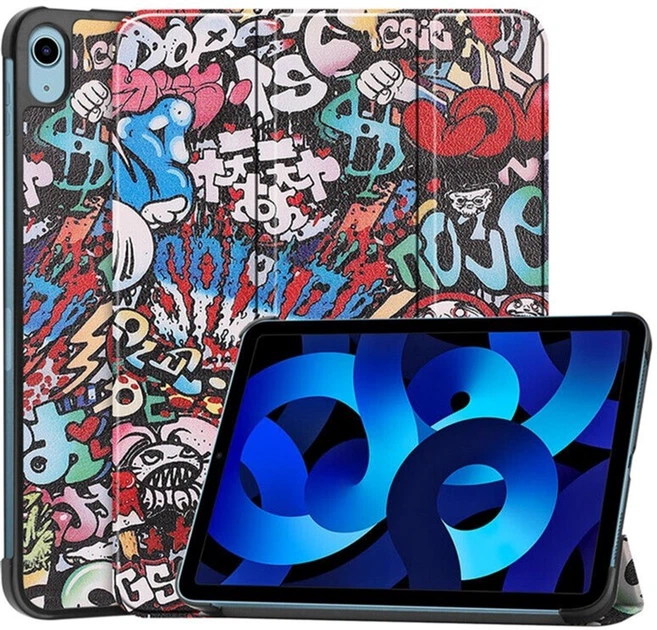 Чехол для планшета BeCover Smart Case для Apple iPad 10.9" 2022/2024/iPad 11" (А16) 2025 Graffiti (BC_709198) - Фото 3 Чехол для планшета BeCover Smart Case для Apple iPad 10.9" 2022/2024/iPad 11" (А16) 2025 Graffiti (BC_709198) - изображение 3