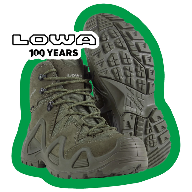 Черевики тактичні Lowa Zephyr GTX mid TF Ranger green (Темно-зеленый) UK 14/EU 49.5 - зображення 2