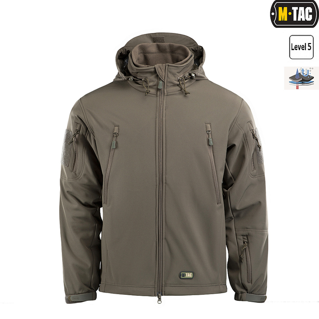 Куртка M-Tac SoftShell з Підстьожкою Olive Size XL - изображение 2