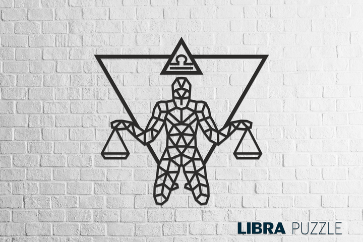 Пазл EWA интерьерный деревянный на стену ZODIAC SIGNS: LIBRA 74,3х71,7х0,7см. 273эл. Знаки зодиака: Весы - изображение 2