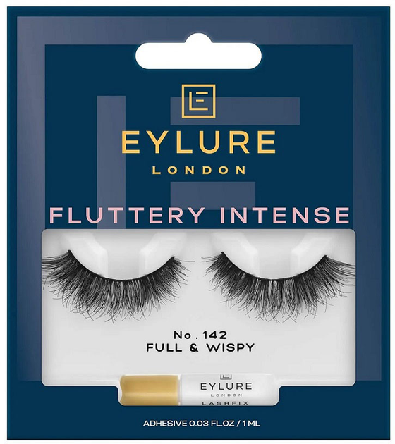 Накладні вії Eylure Fluttery Intense Lashes з ефектом подвійного об'єму 142 (619232005617) - зображення 1