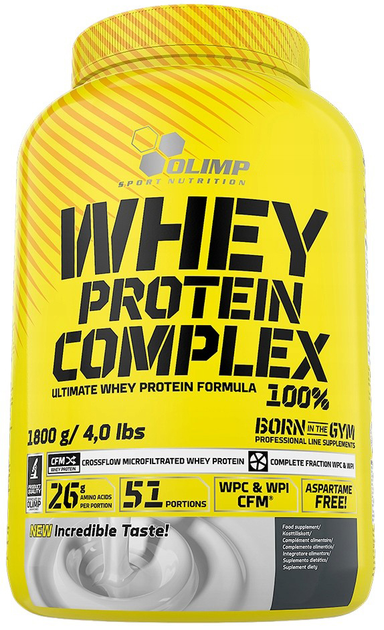 Протеїн Olimp Whey Protein Complex 1.8 кг Шоколад (5901330052439) - зображення 1