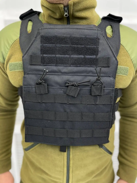 Плитоноска Function k6 п5-1 без плит Черный (Kali) KL174 - изображение 2