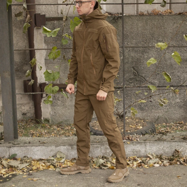 Костюм на флісі Soft Shell 3XL розмір койот - зображення 3