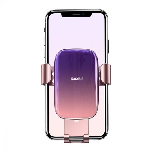Автомобильный держатель Baseus Glaze Gravity Car Mount pink - изображение 9