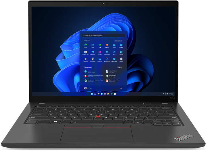 Ноутбук Lenovo ThinkPad P14s Gen 4 (21HF000TMH) Black - зображення 1