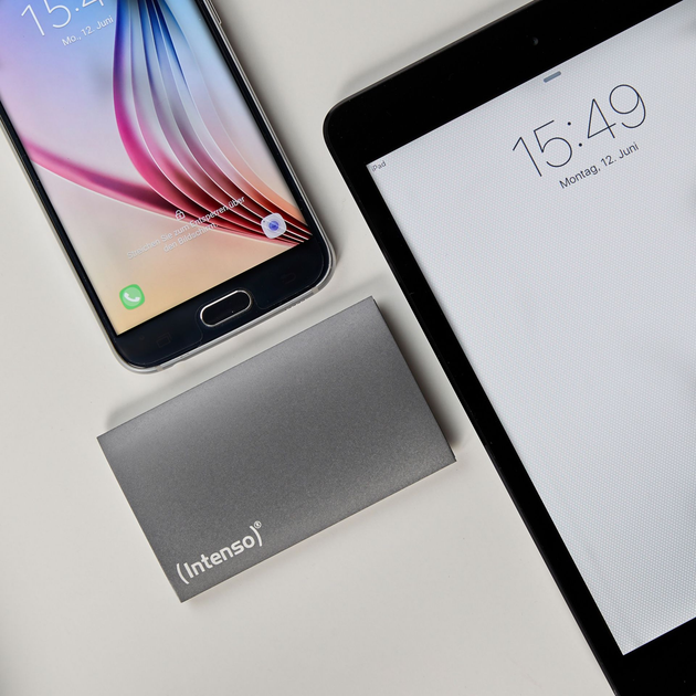 Накопичувач SSD 128GB Intenso Premium Portable USB 3.0 Антрацит (3823430) - зображення 4