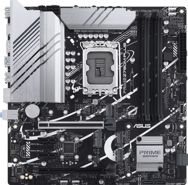 Материнська плата ASUS PRIME Z790M-PLUS (S1700, Intel Z790, PCI-Ex16) - зображення 1